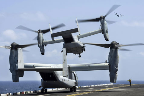 MV-22B Ospreys