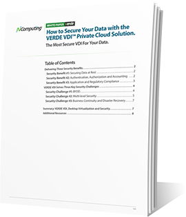 How VDI Secures Your Data